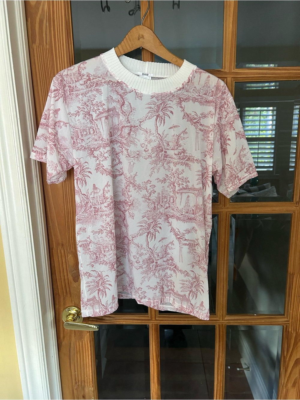 WOLFORD Antoinette Abstract Print T-shirt